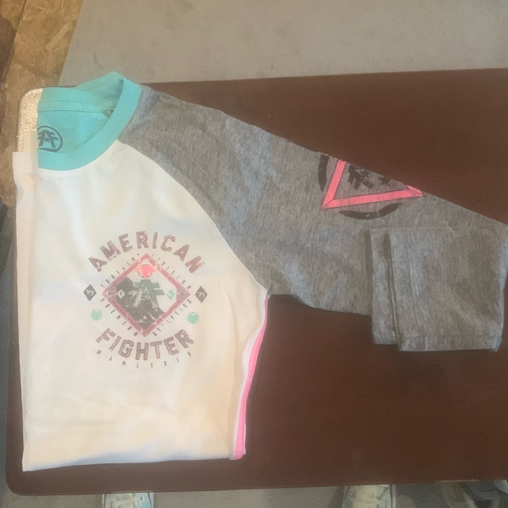 American Fighter 3/4 sleeve shirt